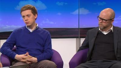 Owen Jones and Toby Young