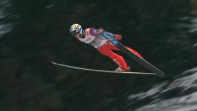 Norway's Anders Fannemel breaks ski jump world record