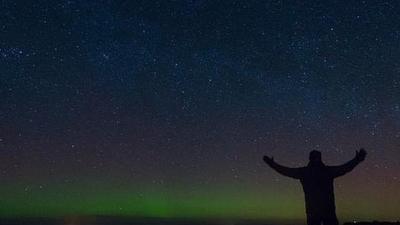 Aurora Borealis seen from Isle of Man