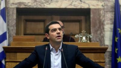 Greece's new Prime Minister Alexis Tsipras