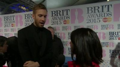 Calvin Harris and Sangita Myska