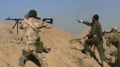 Iraqi forces attack IS positions