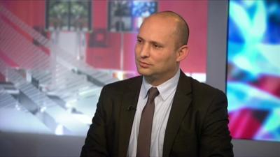 Naftali Bennett speaks to BBC World News America