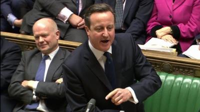 David Cameron at PMQs