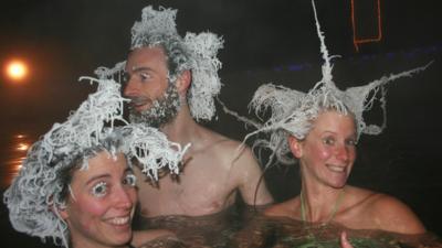 Hair freezing competition