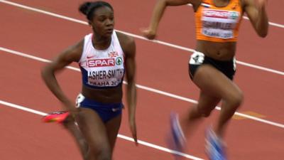 Dina Asher-Smith wins women's 60m semi-final