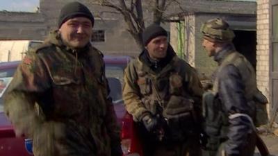 Ukrainian rebel soldiers