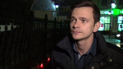 Ilya Yashin, speaking to the BBC