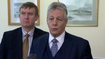 Peter Robinson described Sinn Féin's statement as "dishonourable and ham-fisted