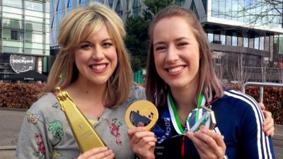 Jenny Lawrence and Lizzy Yarnold