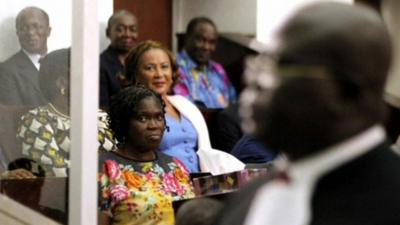 Simone Gbagbo, the former first lady of Ivory Coast.