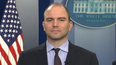 Ben Rhodes speaks to the BBC