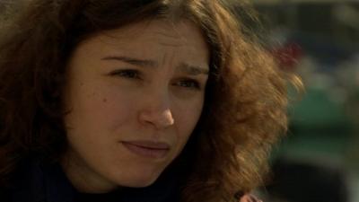 Boris Nemtsov's daughter Zhanna Nemtsova in a BBC interview