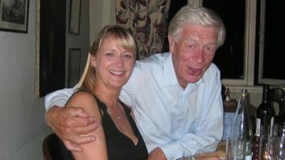 Diana Stephenson and her late father