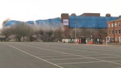 Start of Greyfriars demolition