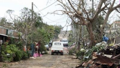 Aftermath of Cyclone Pam