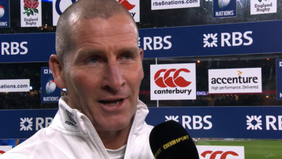 England head coach Stuart Lancaster says that England gave 'one of the most courageous performances' he's seen