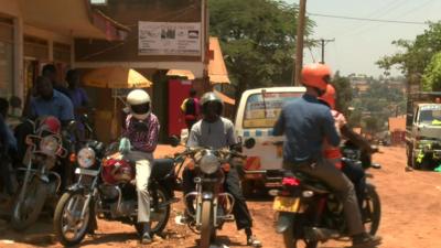 Boda boda motorcycle taxis