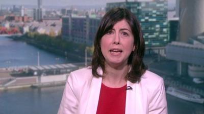 Lucy Powell speaking to Andrew Neil on Sunday Politics