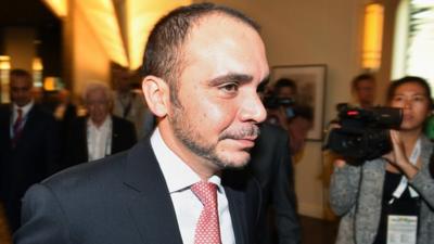 Fifa presidential candidate Prince Ali Bin Al Hussein