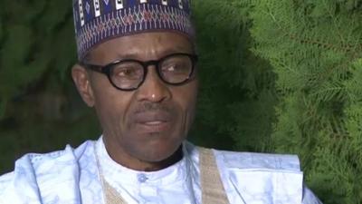 Nigeria's newly elected president General Muhammadu Buhari