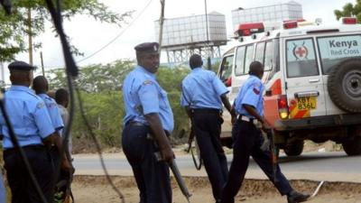 Kenyan police officers