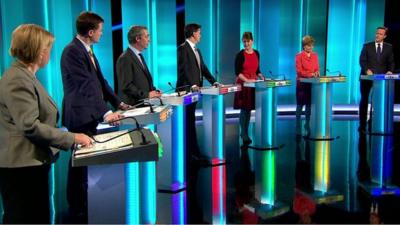 Leaders debate