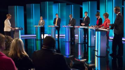 Leaders debate