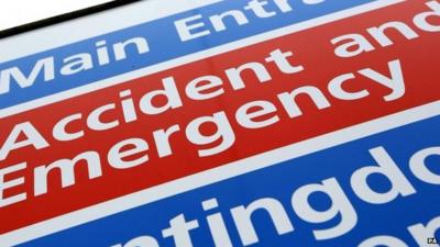 Accident and Emergency sign - file photo