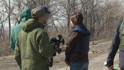 Natalia Antelava in Donetsk