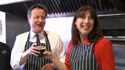 David and Samantha Cameron