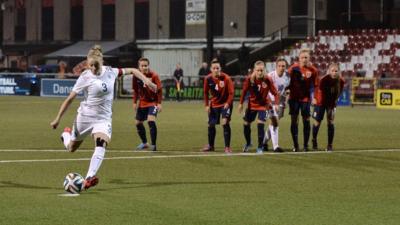 England women: Leah Williamson scores after five-day wait