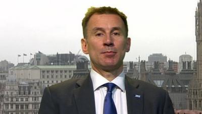 Health Secretary Jeremy Hunt