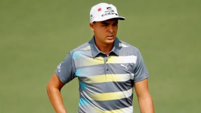 Rickie Fowler at the Masters