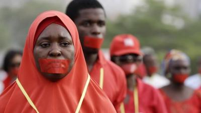 Protesters in Abuja