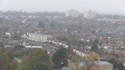 Aerial view of Enfield