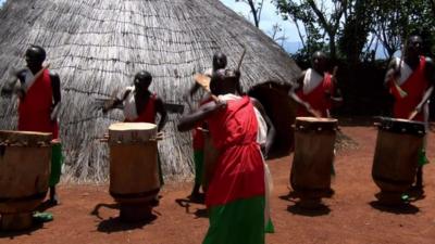 Drummers and dancers