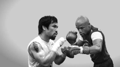 Manny Pacquiao and Floyd Mayweather