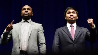 Floyd Mayweather and Manny Pacquiao