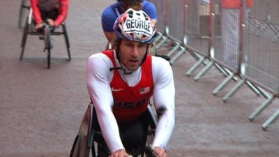 London Marathon 2015: Joshua George pips David Weir