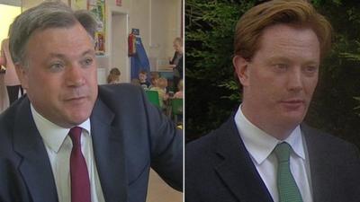 Ed Balls (L) & Danny Alexander