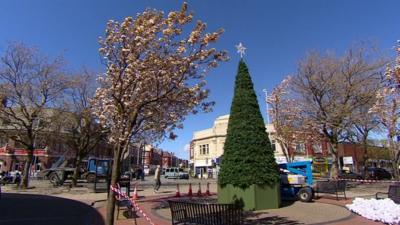 Liscard Christmas tree