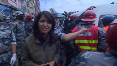 Yogita Limaye and the rescue teams