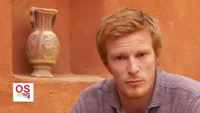 BBC reporter Thomas Fessy reporting from Niger