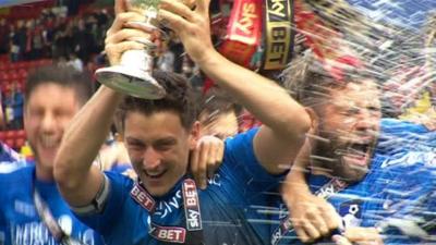 Bournemouth celebrate championship title