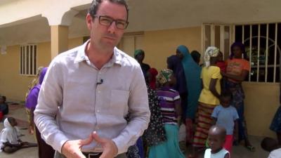 Will Ross reports from inside the refugee camp