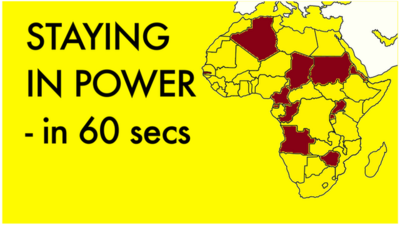 African countries whose Presidents have served at least 15 years