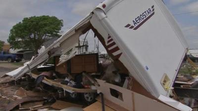 Tornado aftermath in Oklahoma City