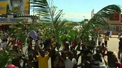 People celebrating in Burundi