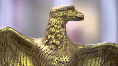 Eagle standard from the Battle of Waterloo